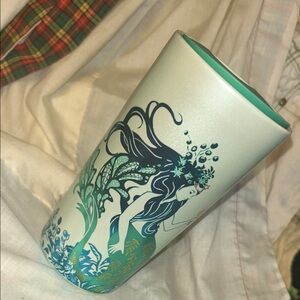 STARBUCKS 2022 Teal With Gold Metallic 12oz Tumbler